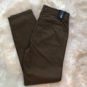 J. Crew Olive Green Skinny Pants